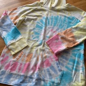 NEW Old Navy Tie Dye Hooded Sweatshirt XL